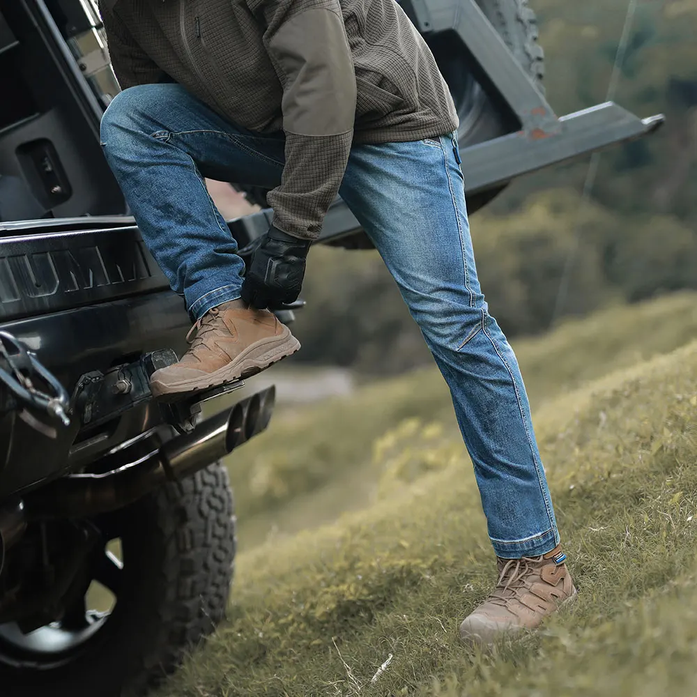 Emersongear Blue Label Freedom Tactical Jeans Duty Cargo Trousers Ergonomiczne spodnie jeansowe Camping Hiking Hunting Outdoor EMB9710 — zdjęcie 4