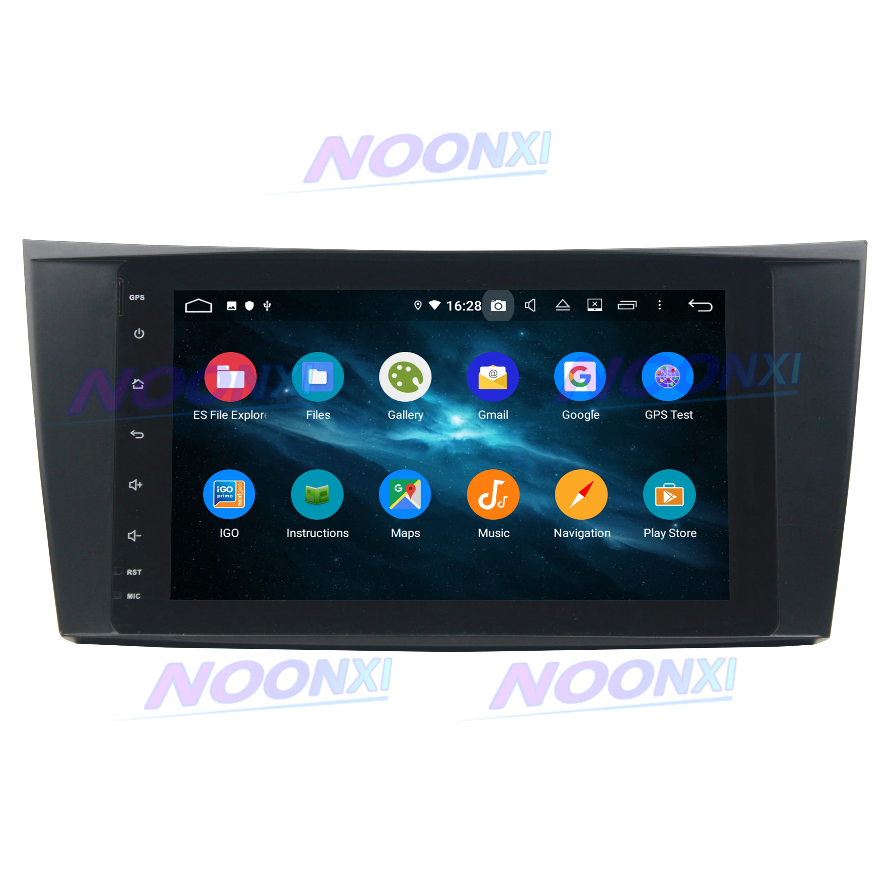 Autoradio Android, lecteur vidéo, GPS, DVD, tout-en-un, système Audio Intelligent, 2din, écran pour voiture mercedes-benz classe E W211 (2002 – 2008)