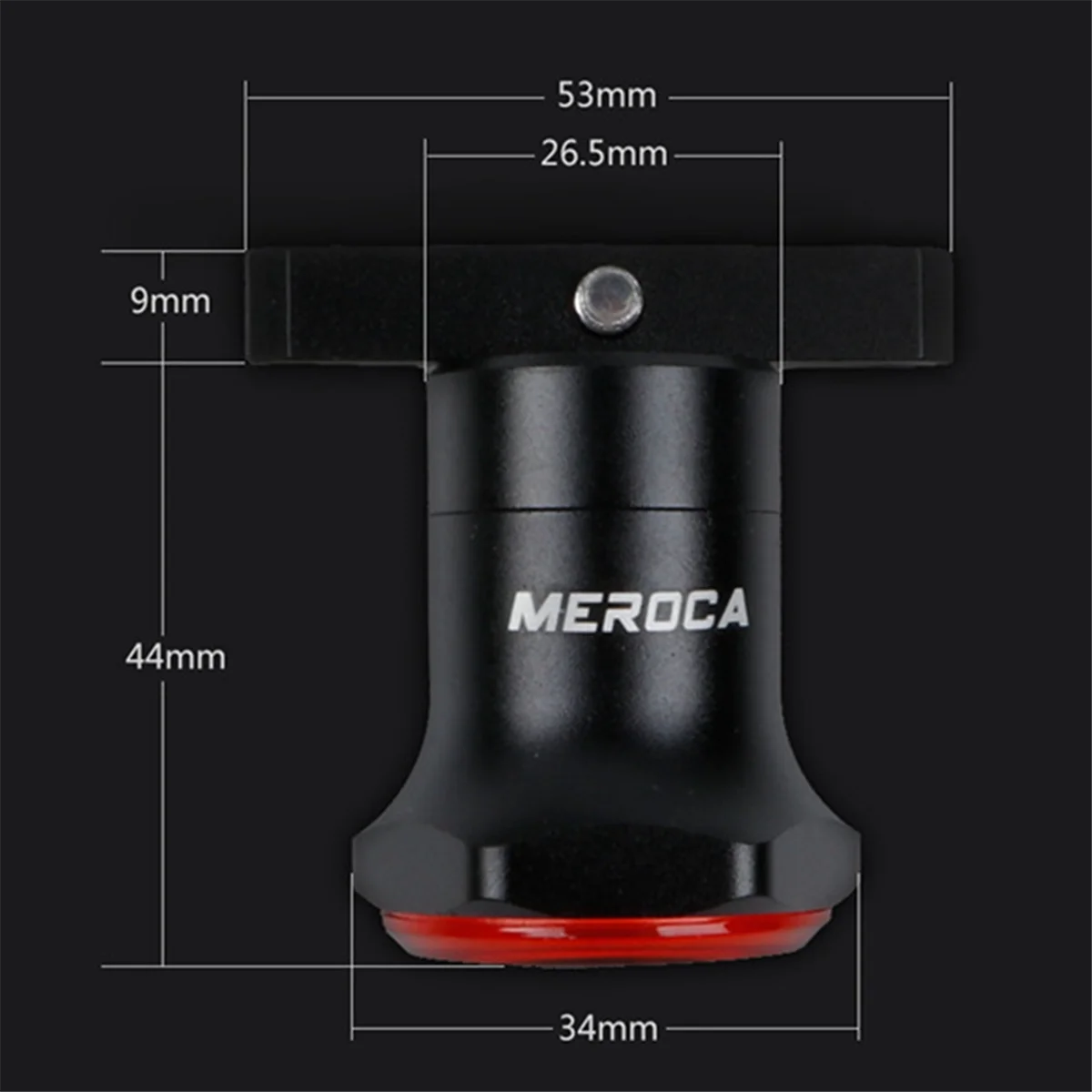 

【Упадение цены】MEROCA Умный задний фонарь для велосипеда, автоматический запуск, стоп-тормоз, зарядка через USB, задний фонарь для езды на велосипеде, цвет подушки