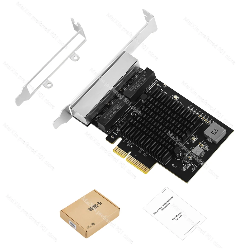 PCI-E4 2.5G network interface card NAS soft routing RJ45 electrical port server adaptive Gigabit PEX diskless boot 8125B chip