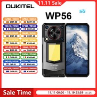 OUKITEL WP56 5G Rugged Smartphone MTK Dimensity 7050 16000mAh 45W 36GB+512GB 6.8“FHD 120Hz 108MP Camera Android 15 Mobile Phone