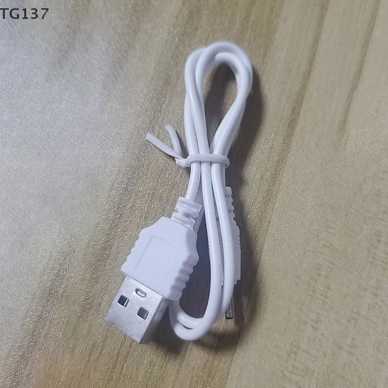 White USB Charger Cable With Pin DC 2.0 USB Charger Lead Cord To USB Cable For Nokia 50cm