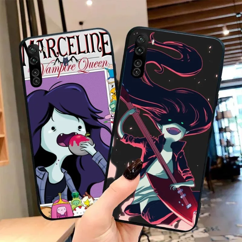 Anime Marceline Mobile Cell Phone Case for OPPO Find X5 X3 X2 A93 Reno 8 7 Pro A74 A72 A53 Black Soft Phone Cover Funda