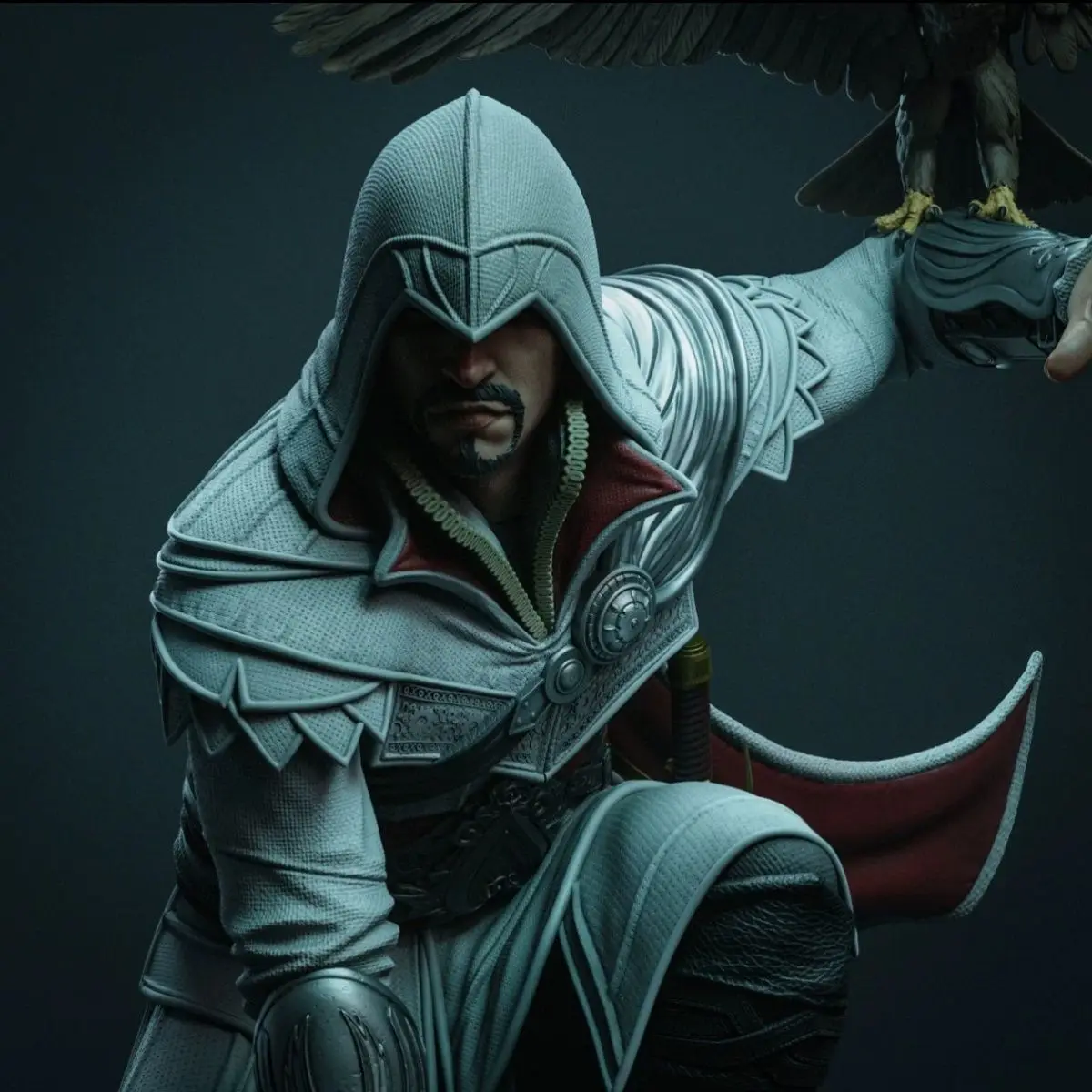 3D Printed Resin Models Creed Assassinator Aegio High-precision Mold Toy Painting Practice Ornaments view 5
