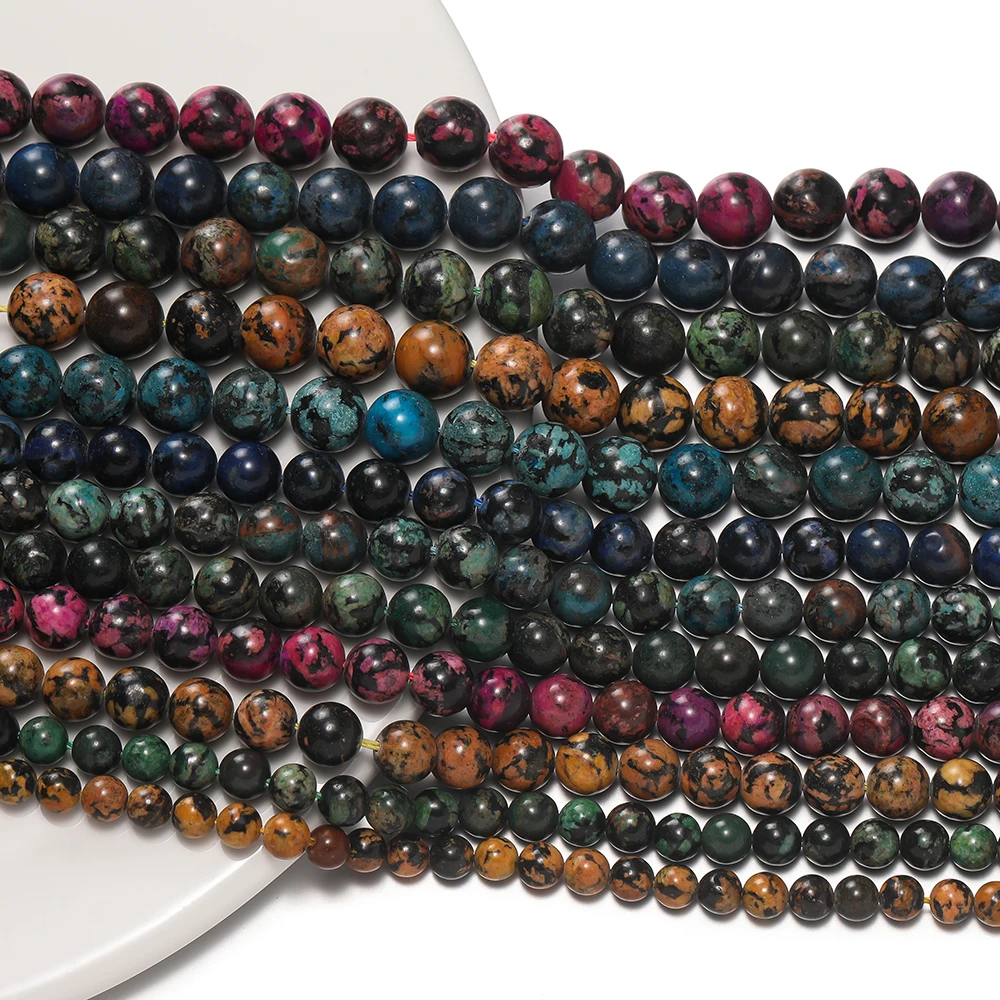 

1 Strand 6 8 10 MM Colorful Sparrow Colored Stone Loose Spacer Beads DIY Jewelry Making for Necklace Making, Bracelet Crafting