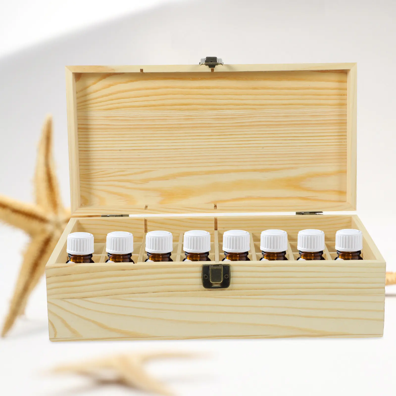 

Wooden Essential Oil Storage Box 32 Holes Portable Travel Organizer Keeps Bottles Safe Organized Quick Access Display Ready