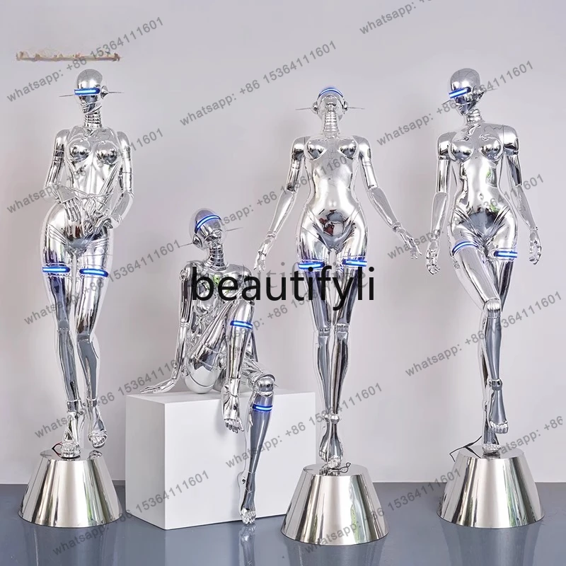Sculpture Ornament Future Technology Sensing KTV Bar Large Decoration Luminous Model Floor Ornament