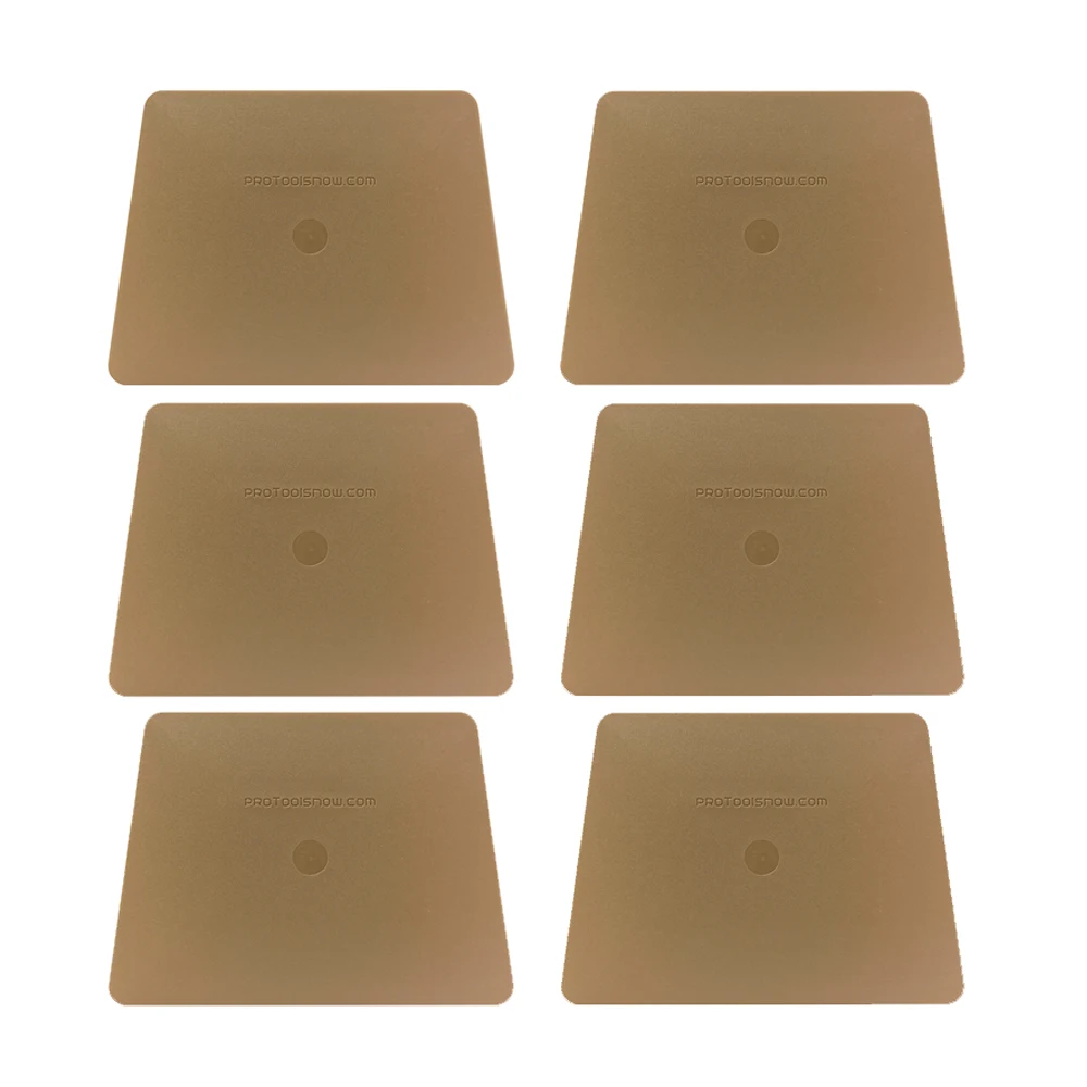 

6Pcs Car Windshield Wiper Plastic Spatulas Gold Spatulas Suit for Auto Body Repair Applying Body Filler