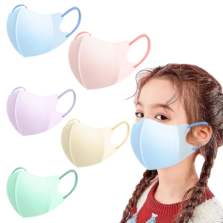 Macaron Ice Silk Mask Spring and Summer Dust-proof Washable Reusable Unisex Mask/Mask Outdoor Travel Protection