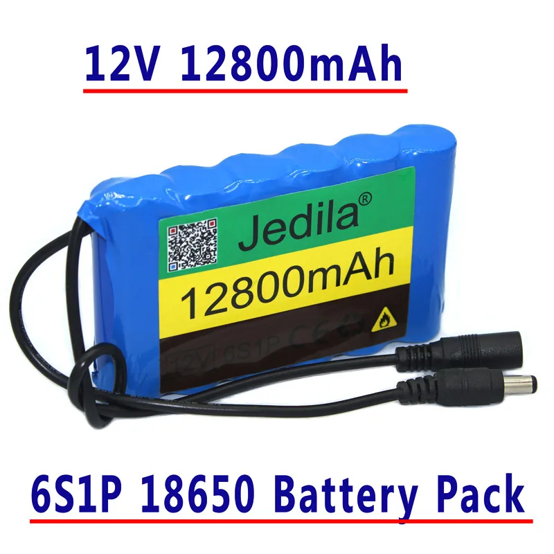 100%. Brand New. 12V.12800mah Rechargeable Lithium-Ion Battery Pack. Capacity: 12.6V DC, CCTV Camera Monitor. Emergency Lamp.