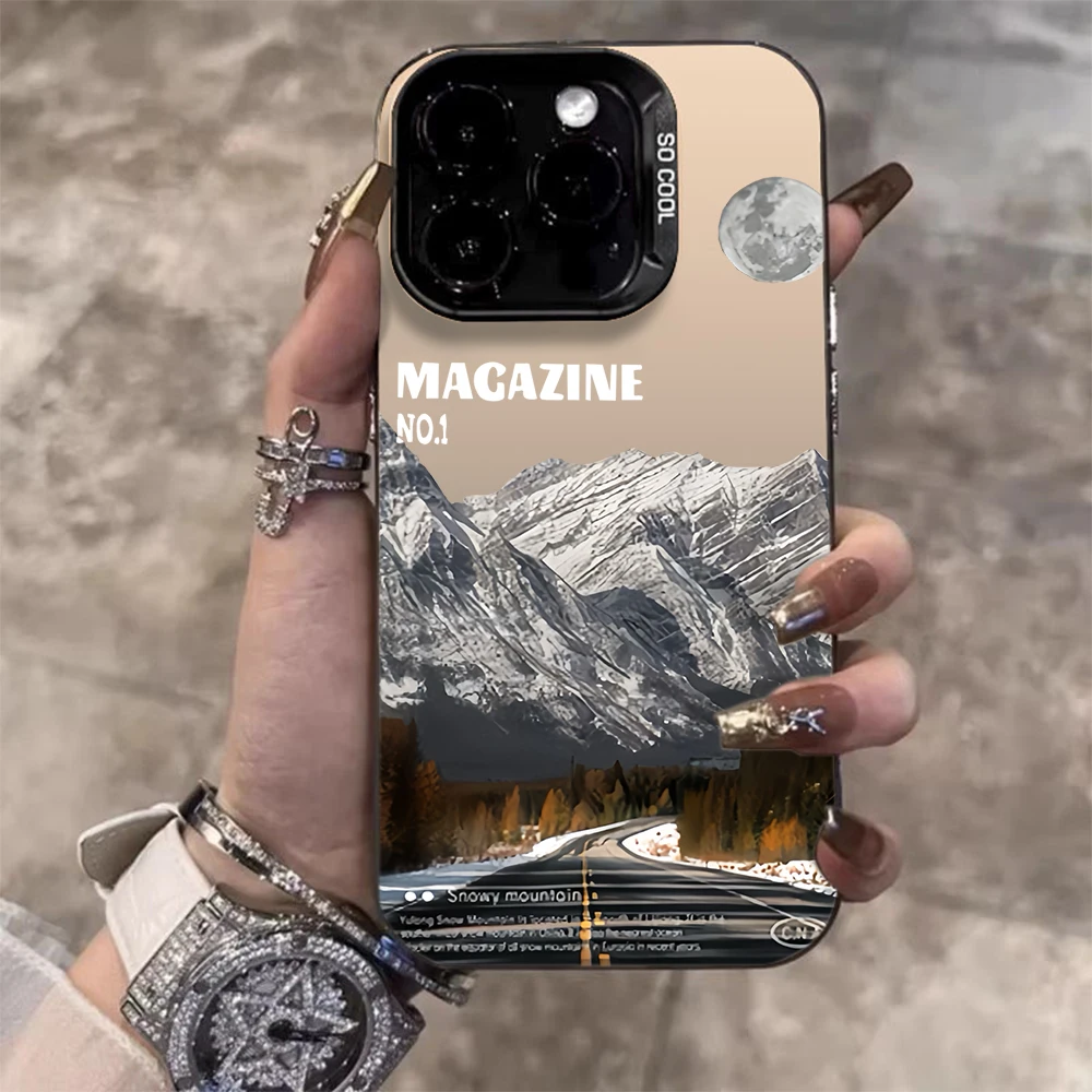 Für iPhone 16 17 Pro Max Hüllen iPhone 11 12 13 ProMax 14 15 Plus 8 XS XR Stoßfeste IMD-Hüllen Strand Kokospalmen Landschafts-Case – Detail 7