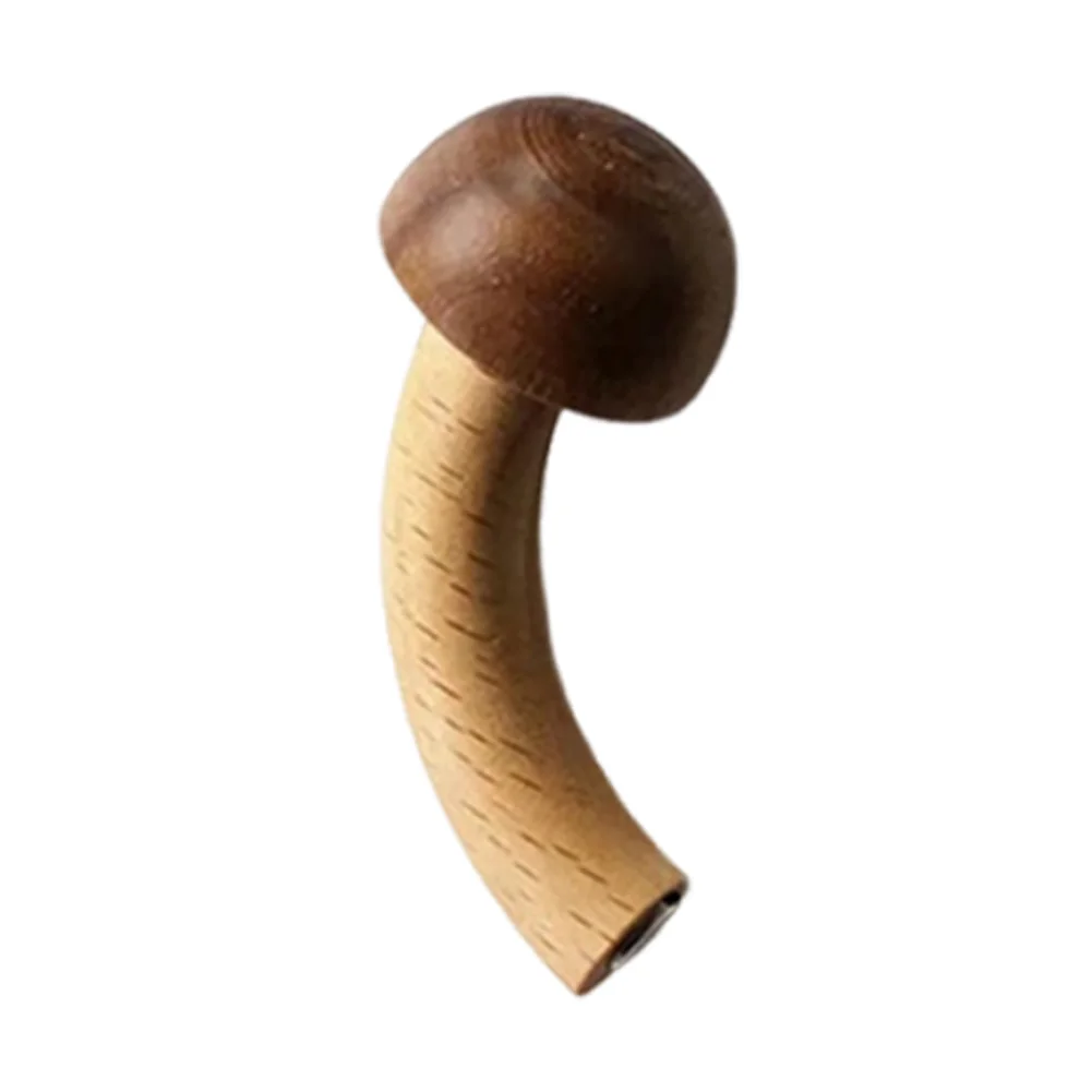 Metal Surfaces Creative Refrigerator Magnet Wooden Mushroom Mushroom Wood And Magnet Dimensional Mushroom Shape