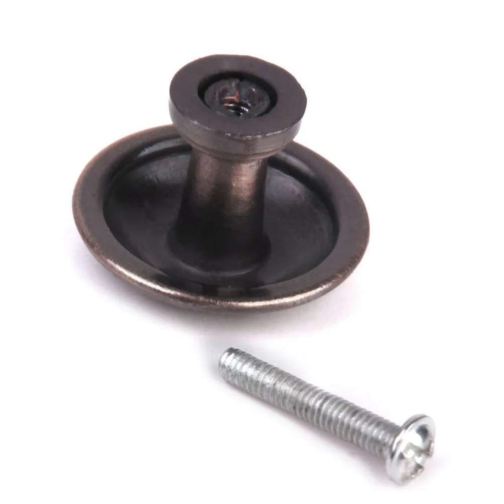 

10 Pcs Drawer Handle Bronze Cabinet Knob European Style Knobs Floral Pull Retro