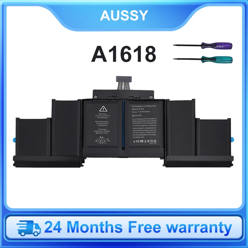 

NEW A1618 Battery For Apple MacBook Pro 15" Retina A1398 2015 Year 020-00079 MJLQ2LL/A MJLT2LL/A+ 24-Month warranty