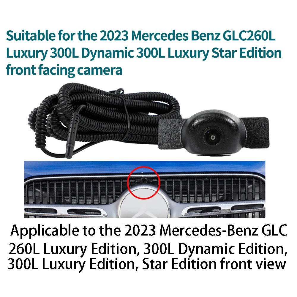

150° Fisheye Lens AHD 1080P OEM Vehicle Front View Camera for Mercedes Benz 2023 GLC Night Vision Parking Monitoring