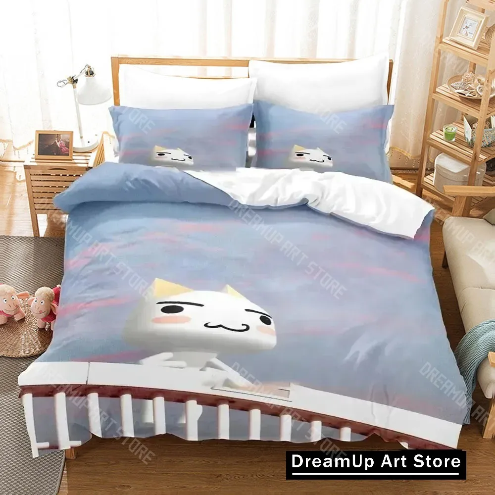 3D Print Toro Inoue Anime Doko Demo Issyo Bedding Set Boys Girls Twin Queen King Size Duvet Cover Pillowcase Bed boys Adult