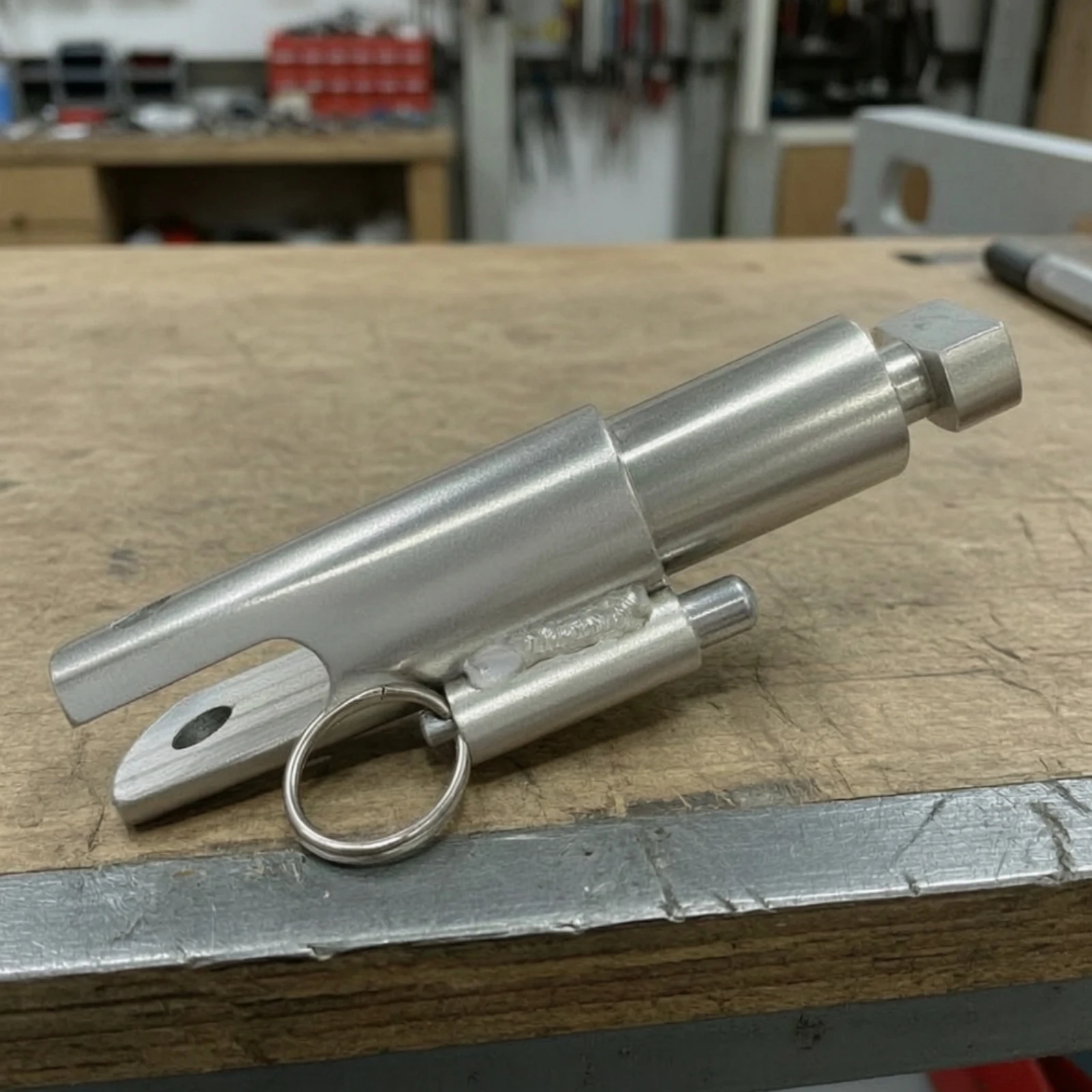 Trailer Hardware Part Polished Removable Baseplate Insert with Locking Pin for RV Owners