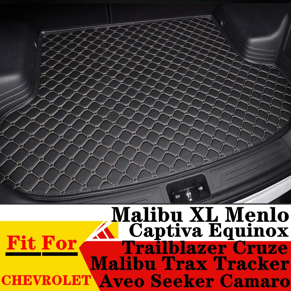 

Car Trunk Mat For Chevrolet Cruze Captiva Equinox Malibu Trax Aveo Trailblazer Camaro Seeker Menlo Rear Cargo Cover Pad Liner