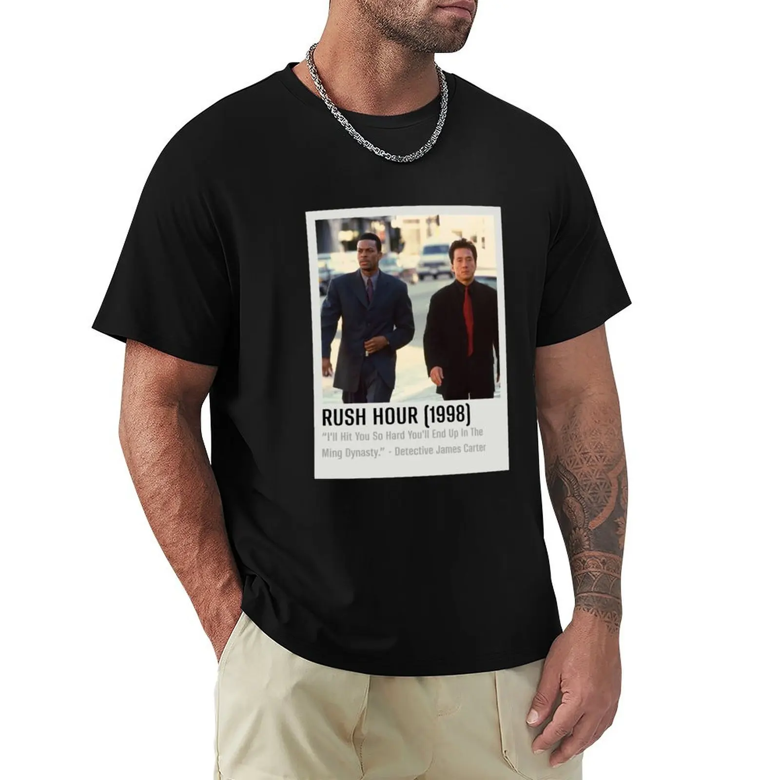 

Rush Hour T-Shirt Basic All Season Solid T-Shirt