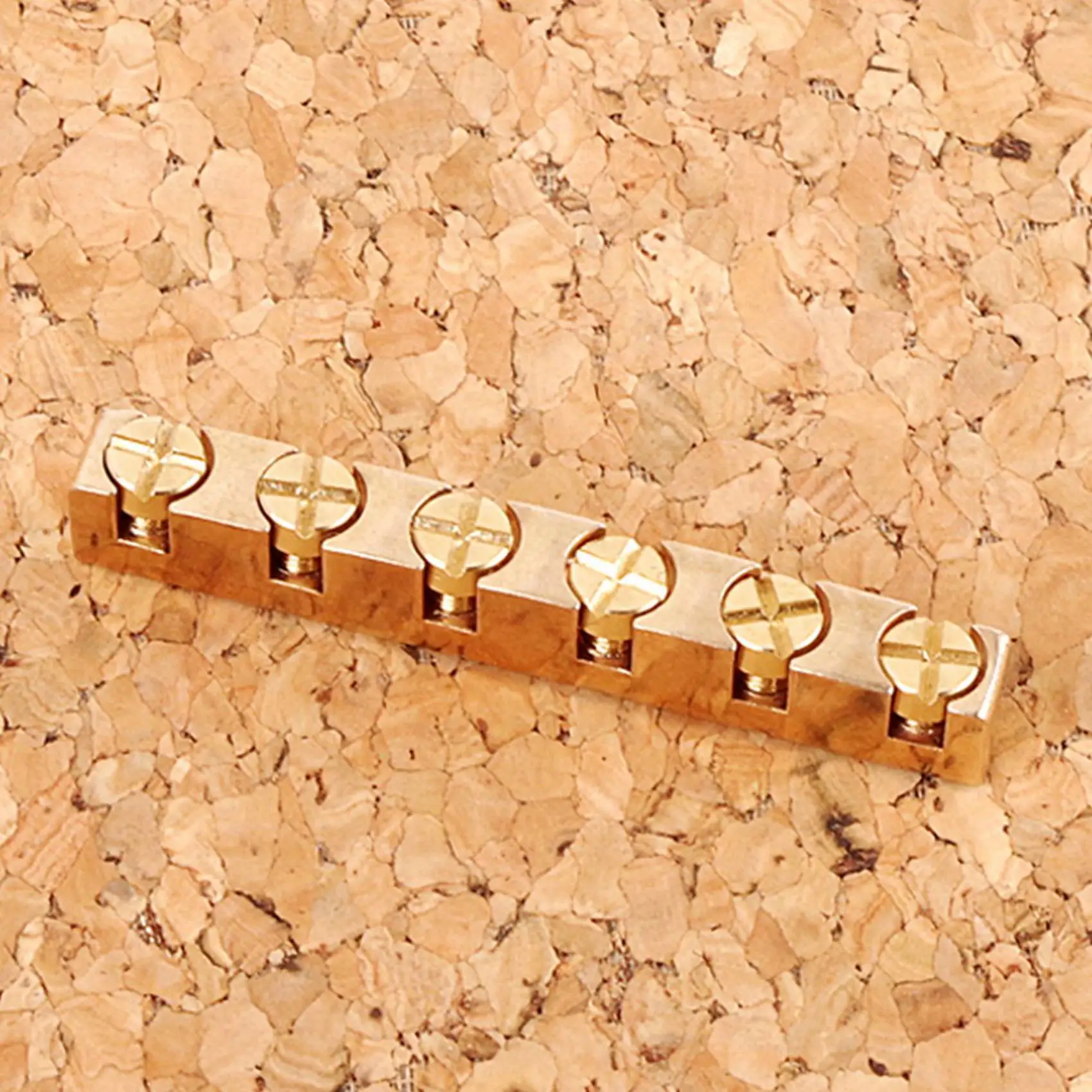 NALFI-2Pcs 43Mm Guitar Nut Height Adjustable Bell Brass Nuts Replacement For LP SG Style Guitar