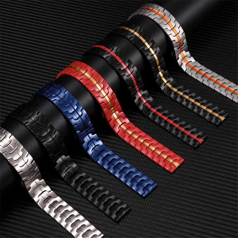 22mm 20mm Metal Band For Samsung Galaxy Watch 7 6 5 4 44mm 40mm Stainless Steel Strap Mens Bracelet For Galaxy 6 Classic 43 47mm