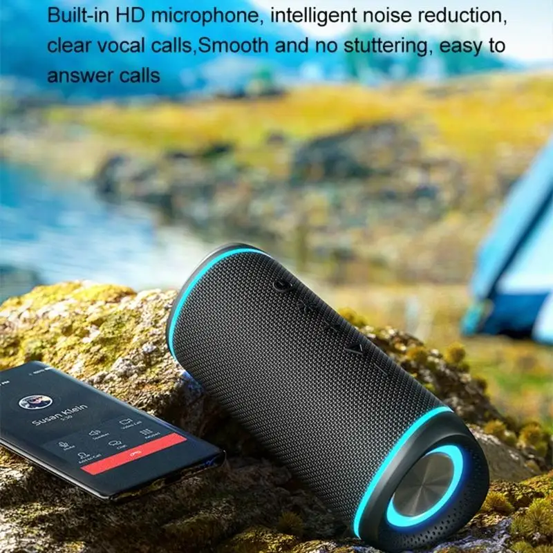 20CB IPX5 водонепроницаемые беспроводные Bluetooth-совместимые динамики 5,3 с сильным басом и воспроизведением