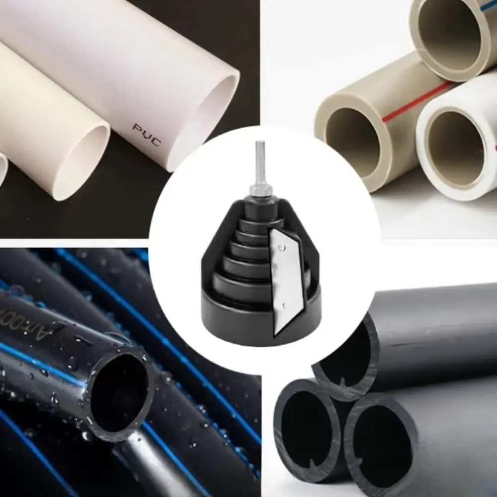 Quick Pipe Cutter PVC Deburring Tool Finishing Chamfering Device 20-63mm PVC Chamfer Tool PVC Reamer Scraper Efficient