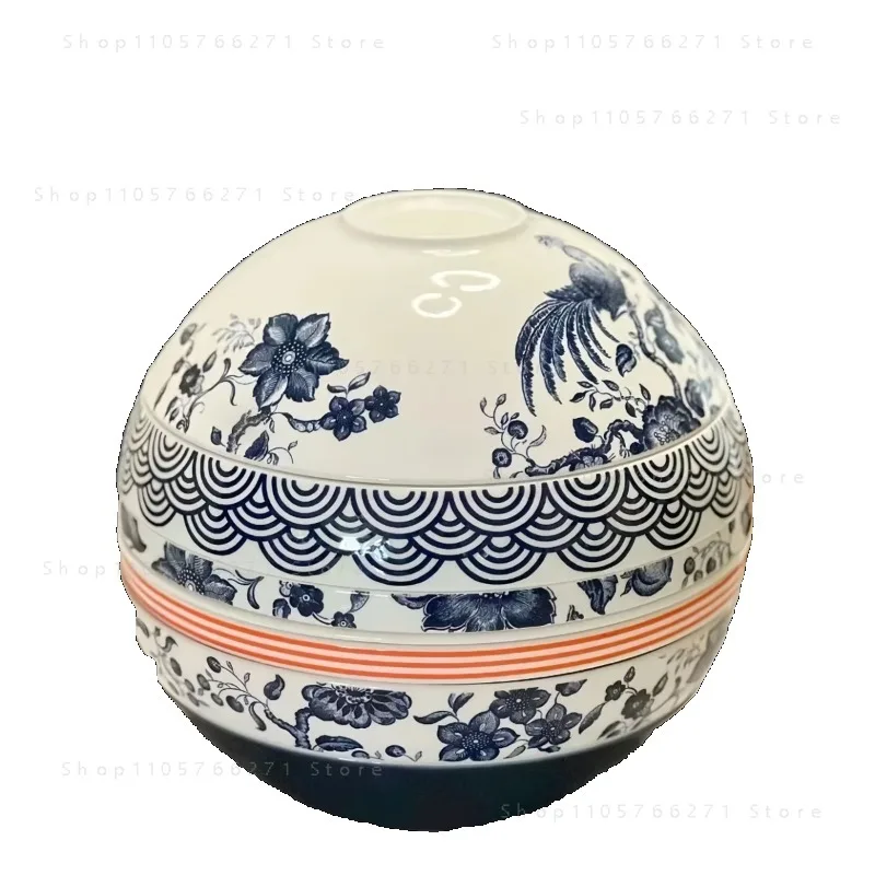 Small food ball tableware set, high-value light luxury plates, dishes can store tableware