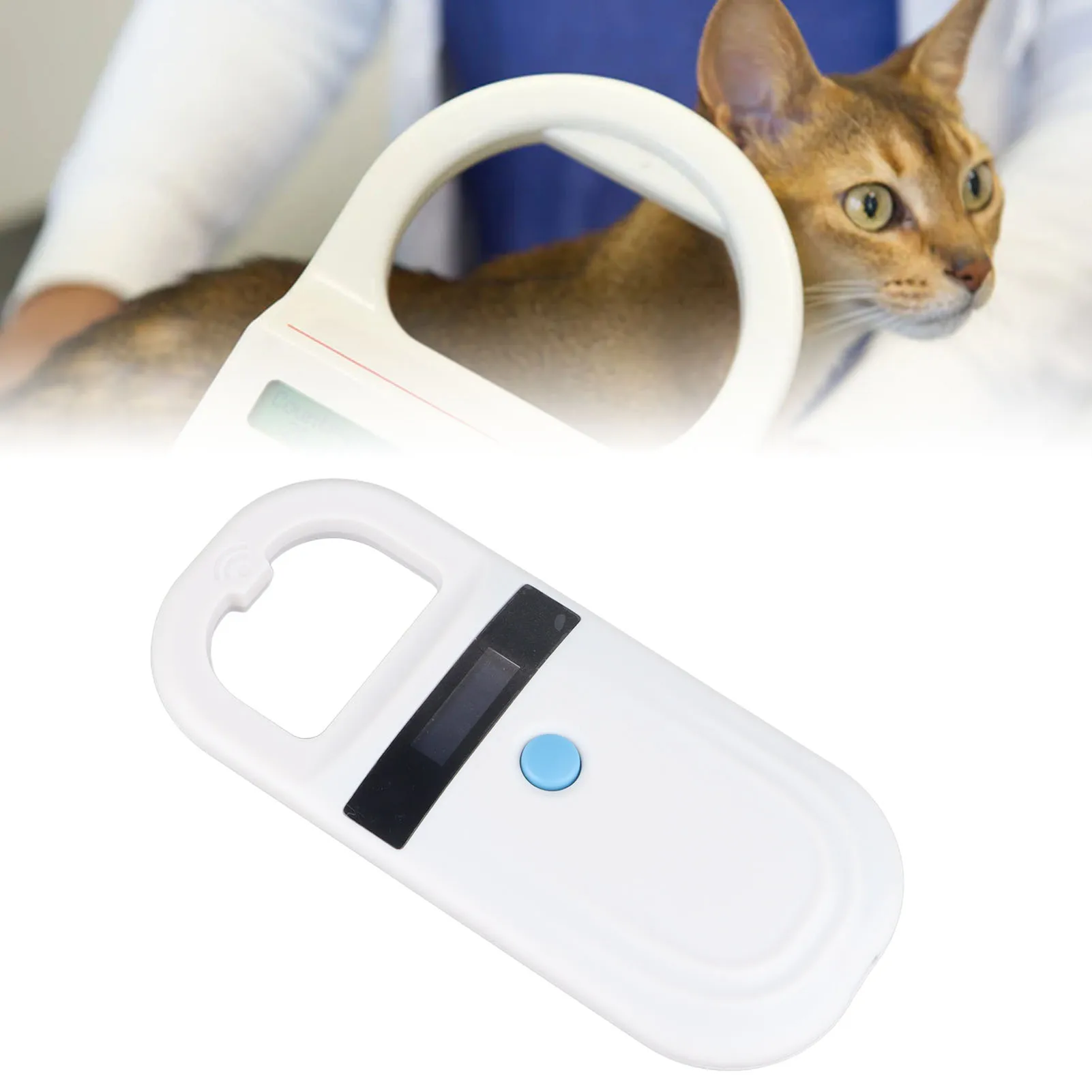 

Animal ID Chip Scanner Pet Microchip Scanner Dogs Horse Cat Pig ID Chip Tag Reader High Brightness Display Recognizer 3.7V