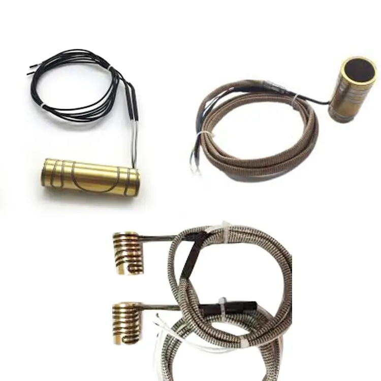 220v Electric Resistance heating element brass coil hot runner nozzle heater for Injection Molding Machine