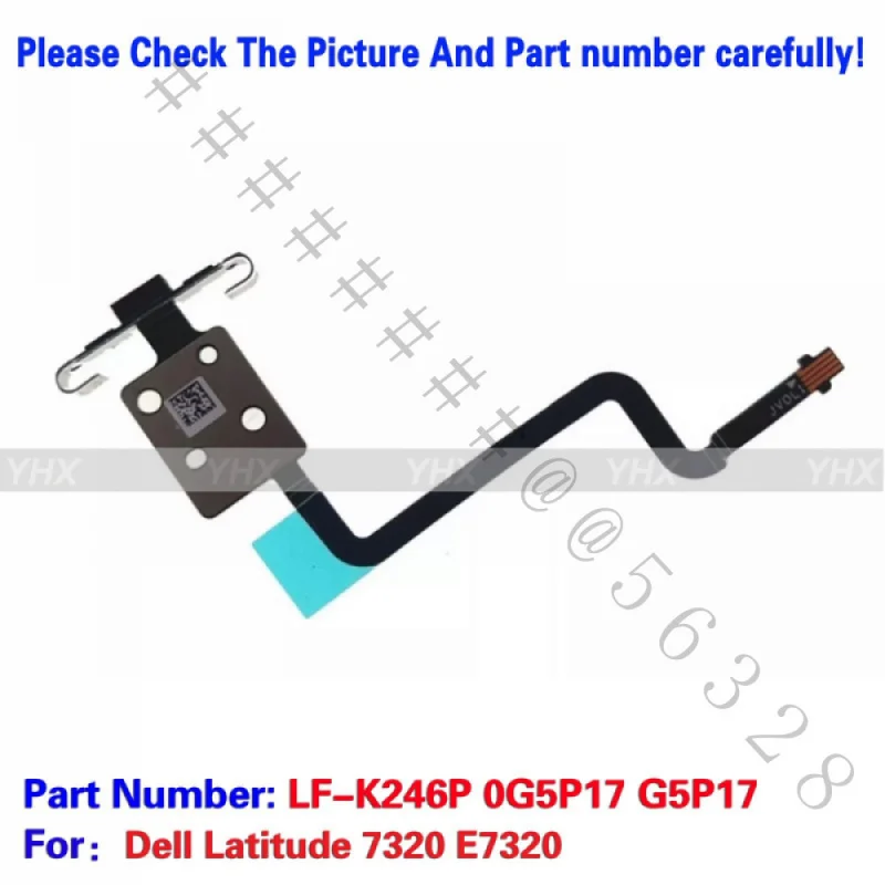SSS+New Audio Board For Dell Latitude 7320 E7320 P/N LF‑K246P 0G5P17 G5P17 Laptop Replacement Repair Part