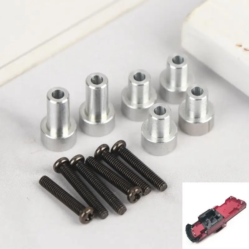 1 Set Metal Heighten Column Bracket Kit, Car Shell Upgrade Parts for MN82 MN82S 1/12 Big Wheel Modified Model Car