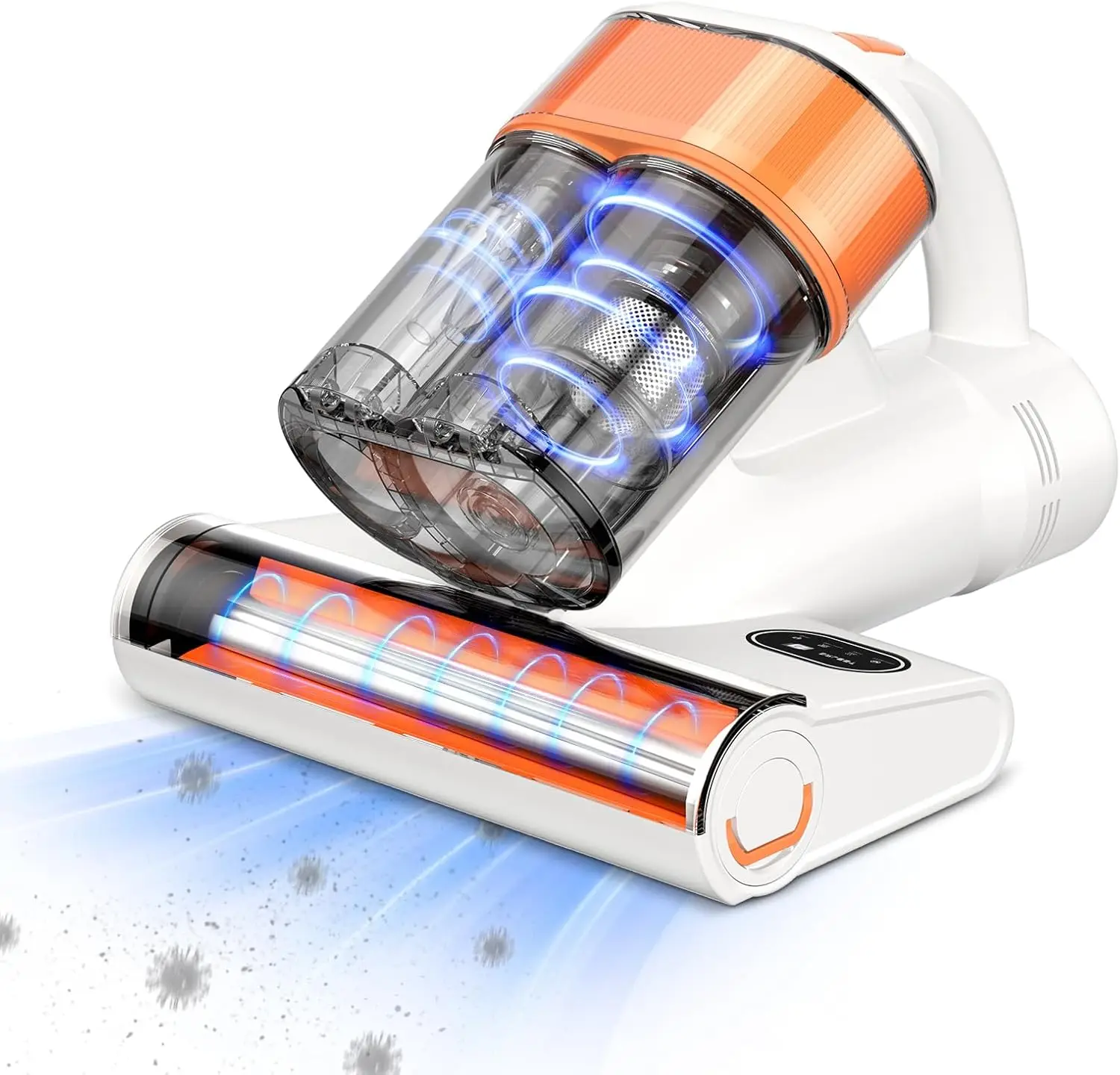 Mattress Vacuum Cleaner,16Kpa 500W Strong Suction Bed Vacuum with UV Ultrasonic and High Heating,Dual Dust Bins with Washable