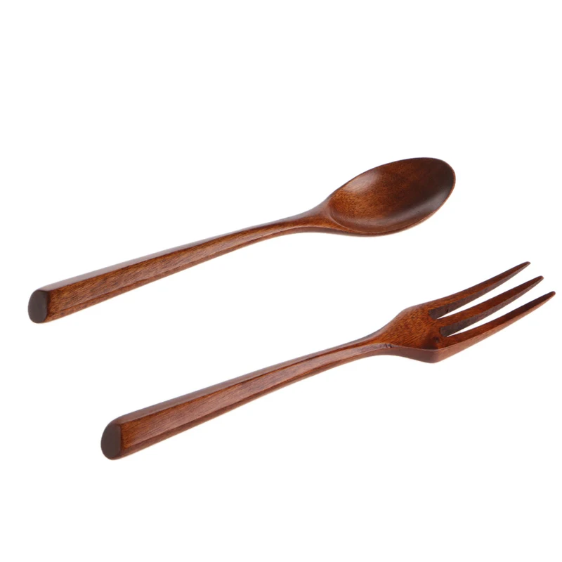 Set Wooden Dinner S… - image
