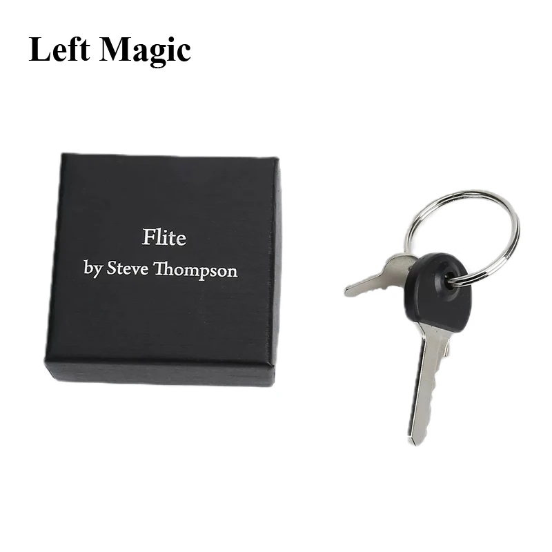 Flite by Steve Thompson Borrowed Ring To Keychain Magic Tricks Professional Magician Appearing/Vanising Mentalism Props