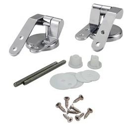 1 Set Stainless Steel Seat Hinge flush toilet cover mounting connector toilet lid hinge mounting fittings Replacement Parts