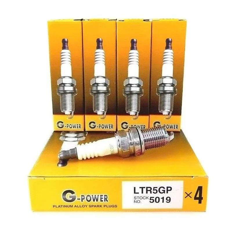 

4PCS 5019 LTR5GP Platinum Spark Plug for Ford B-MAX C-MAX ESCORT FIESTA FOCUS FUSION MONDEO PUMA MAZDA 2 3 6 Demio Axela