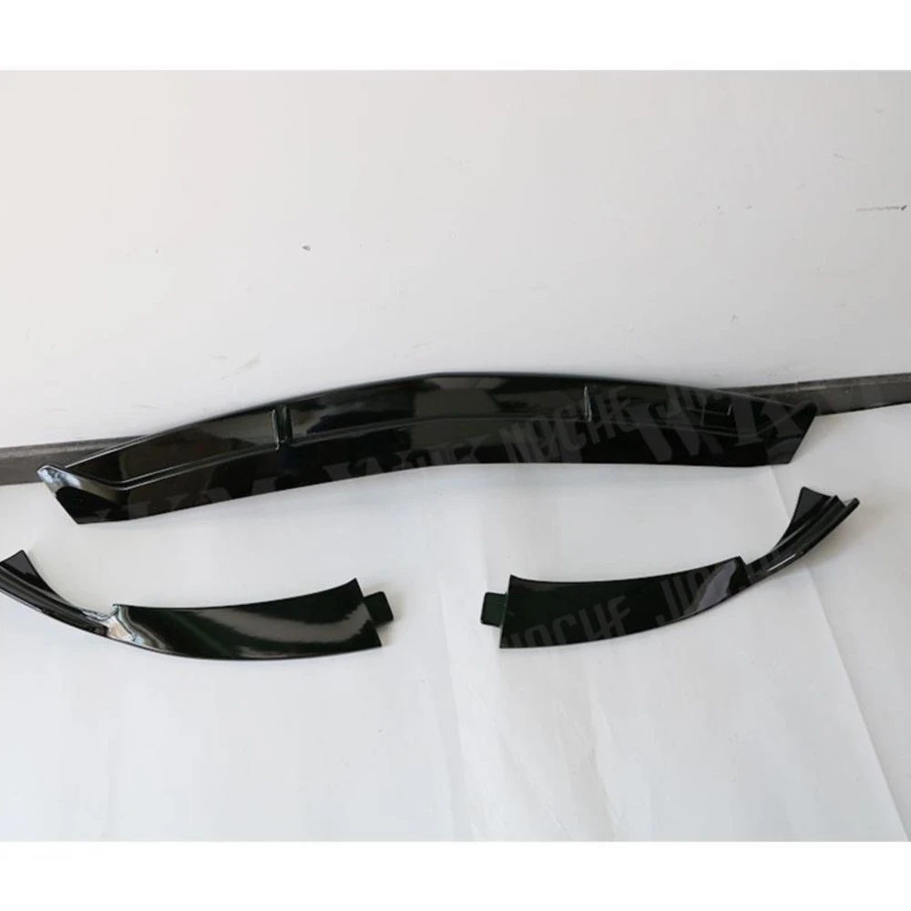 

JIACHE for A Class ABS Front Lip Spoiler for Mercedes Benz W176 A200 Sport 2019 Three-section Head Bumper Chin Shovel Protector