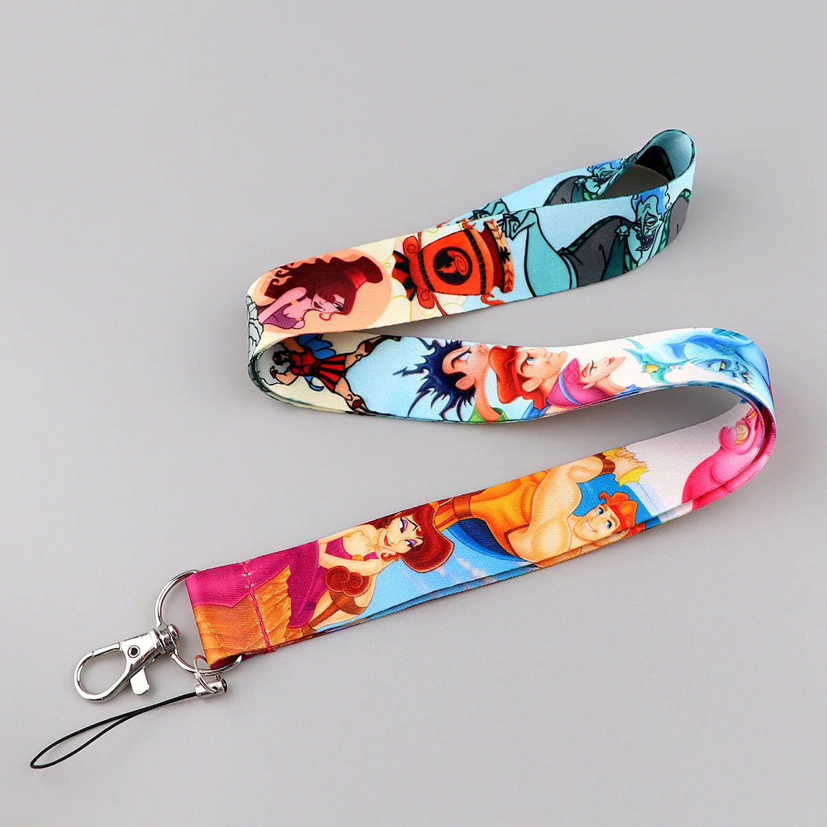 D1413 Hercules Anime Cartoon Movie Lanyards For Key Neck Strap Lanyards ID Badge Holder Keychain Key Holder Hang Rope Keyrings