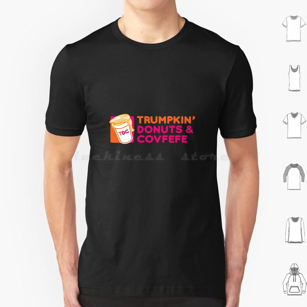 Trumpkin' Donuts & Covfefe T Shirt Men Women Kids 6Xl Donald Trump Donald Trump Covfefe Donut Donuts Coffee Dunkin Dunking Logo