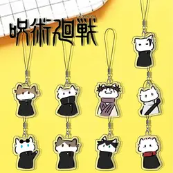 Jjk Cat Serie Mobiele Telefoon Lanyard Gojo Satoru Choso Kawaii Bandjes Opknoping Schattige Anime Goederen Telefoonhoesje Decor Acryl Hanger