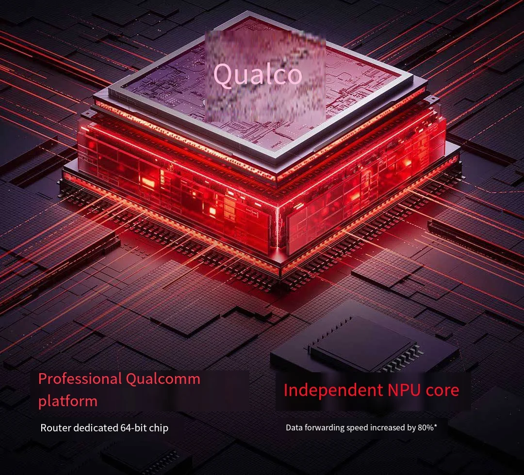 Xiaomi Redmi Chơi Game Router Wifi AX5400 Lưới Wi-Fi 6 2.5Gbps RGB Hiệu Ứng Ánh Sáng Trò Chơi Gia Tốc Chuyên Dụng Chơi Game Cổng Mạng