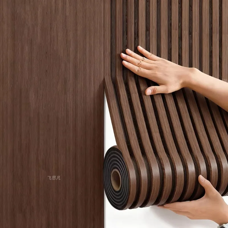 Waterproof 3D Grille Wall Stickers – Self-Adhesive Textured Panels for Modern Interior Home Decoration