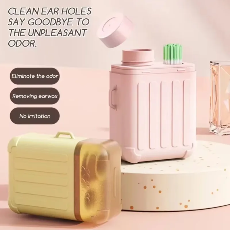 240pcs Ear Piercing Cleaning Effective Ear Hole Cleaner Tool Disposable Prevention Cleaning Kit Synthetic Paper Material