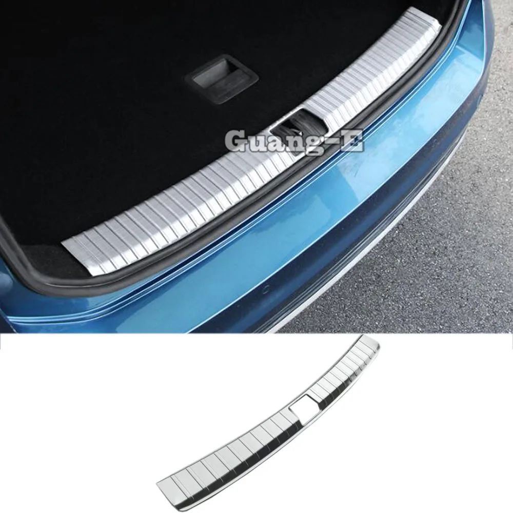 

For VW Volkswagen Touran L 2016-2019 2020 Stainless Steel Internal Built Rear Back Bumper Trim Plate Trunk Frame Threshold Pedal