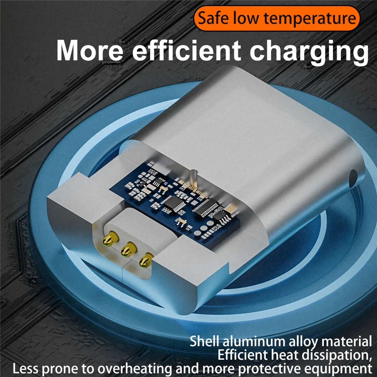 USB C/8 Pin Female To Magnetic 3Pin Adapter Aluminum Alloy Charging Adapter Type C Connector for Laifen Wave Electric Toothbrush