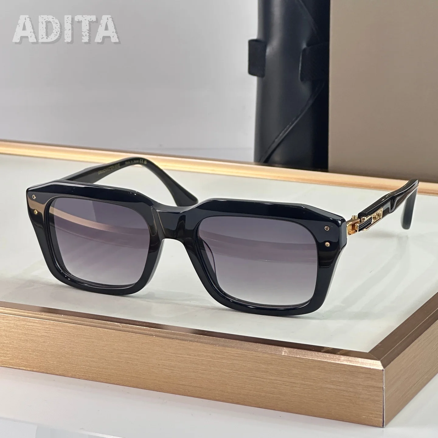 

ADITA GRANDMASTER NINE DTS464 Top Quality Mens Sunglasses for Women Classic Punk Luxury Acetate Titanium Designer Sunglasses