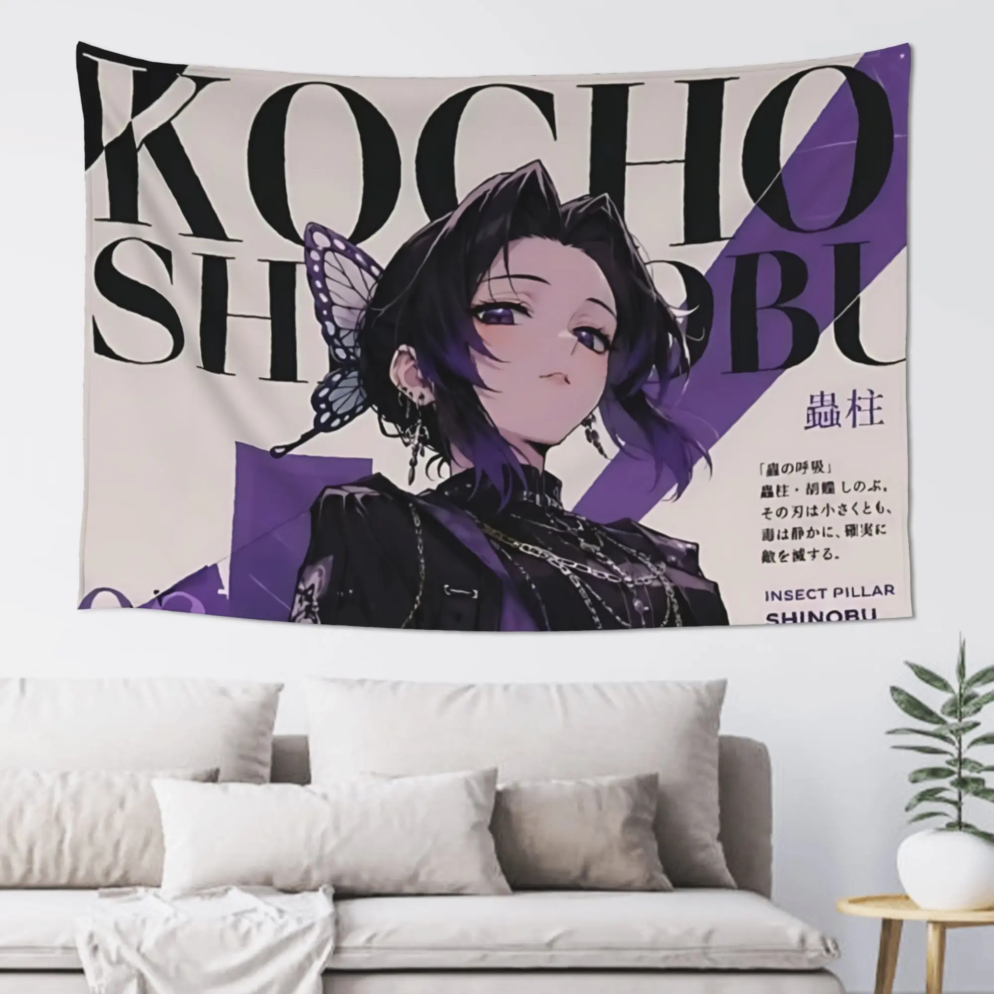Demon Slayer Cutecore Tapestry Room decoration  Home Decoration Tapestry Decor Accessories Cute Room Decor