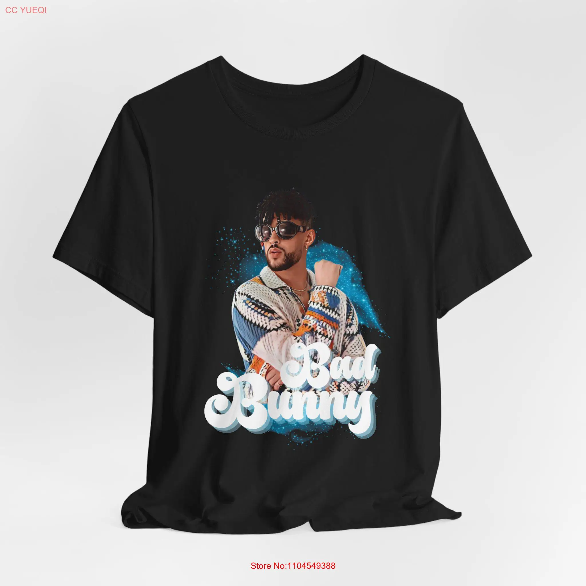 

Bad Bunny t shirt long or short sleeves