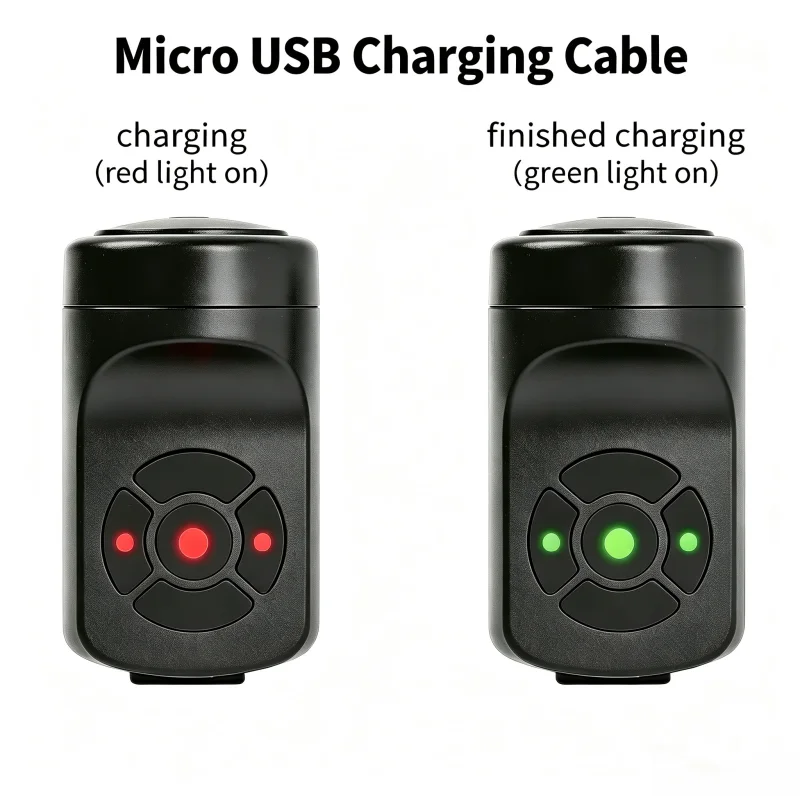 Timbre de Bicicleta Recargable por USB, Potente Campana Eléctrica para Bicicleta, Timbre de Advertencia para Bicicleta de Montaña, Scooter Eléctrico, Accesorios de Ciclismo